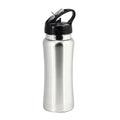 Portable Stainless Steel Water Bottle With Straw - 650 ML