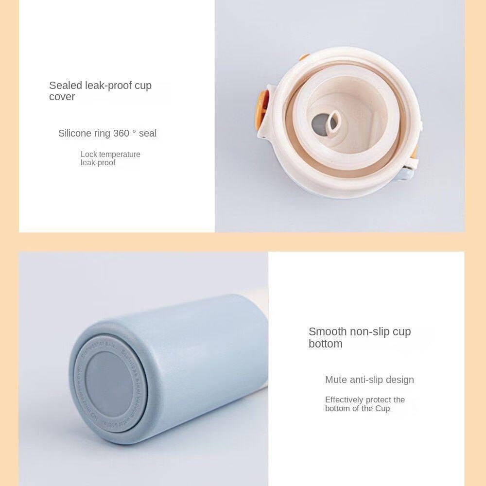 Random Color - 180ml Water Bottle, 180ml Stainless Steel Thermos Cup High Value Water Cup For Women Cute Portable Water Bottle For Boys And Kids