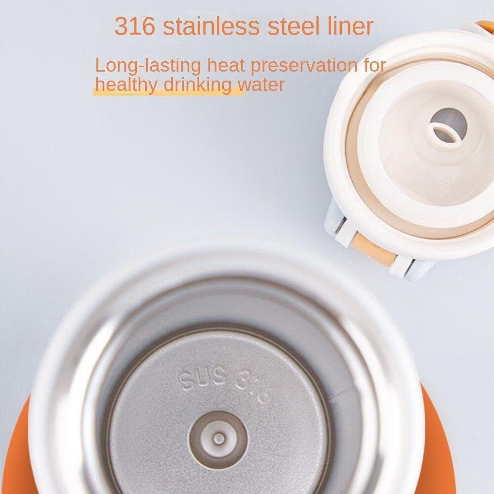 Random Color - 180ml Water Bottle, 180ml Stainless Steel Thermos Cup High Value Water Cup For Women Cute Portable Water Bottle For Boys And Kids