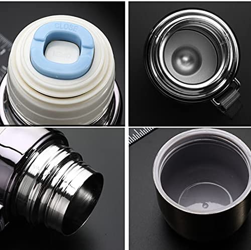 Random Color - 500ml Portable Durable Stainless Steel Vacuum Thermic Flask