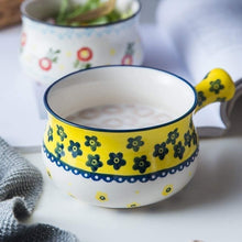Random Color/Print Korean Bowl With Handle