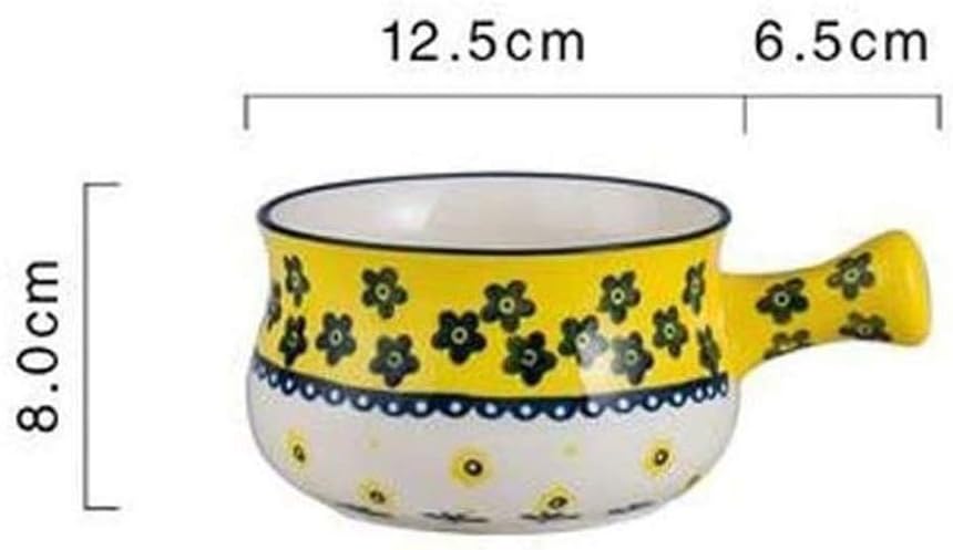 Random Color/Print Korean Bowl With Handle