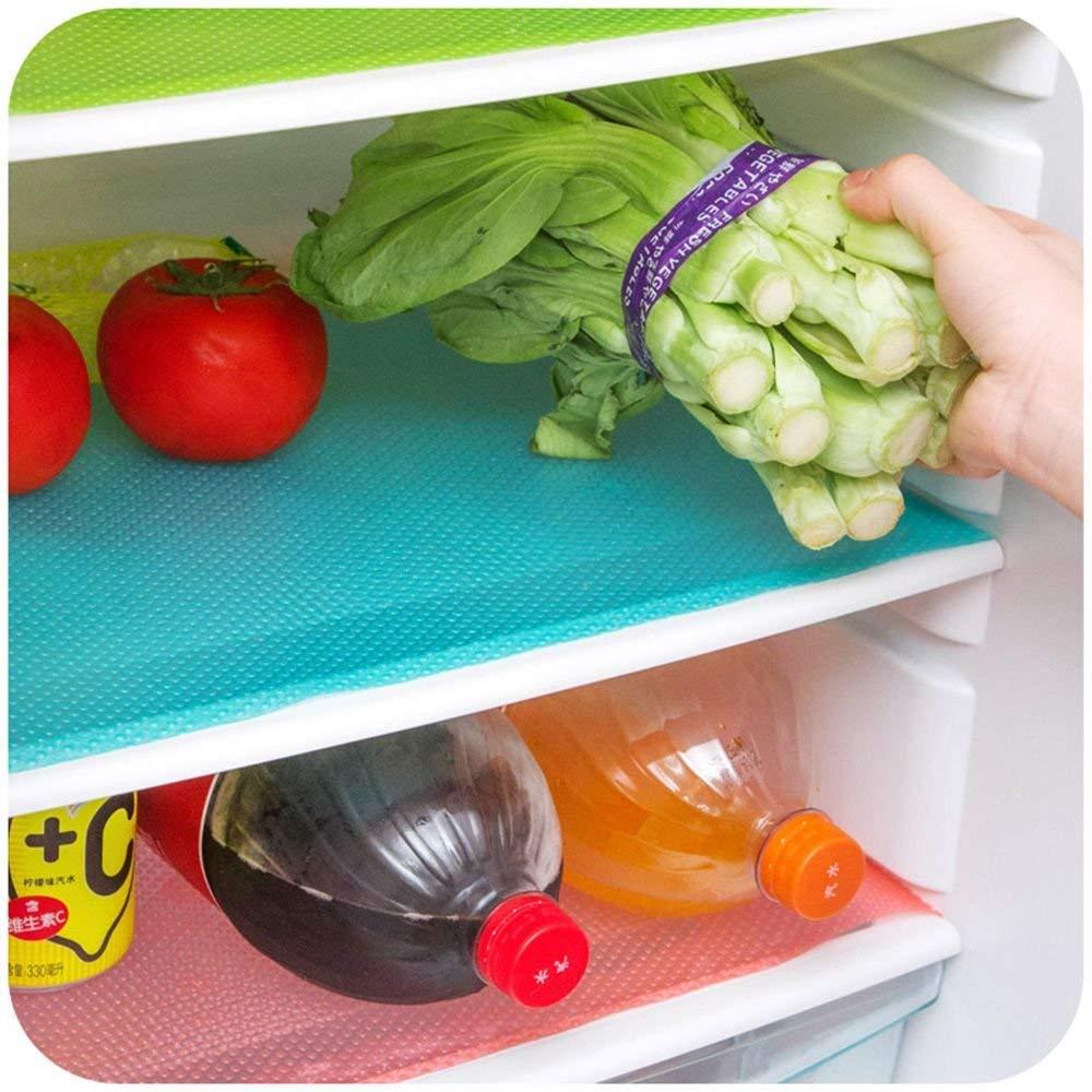 Random Colors - Refrigerator Liners Washable Pads - 17.7  x 11.8 inches
