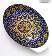 Random Design Ceramic Serving Bowl
