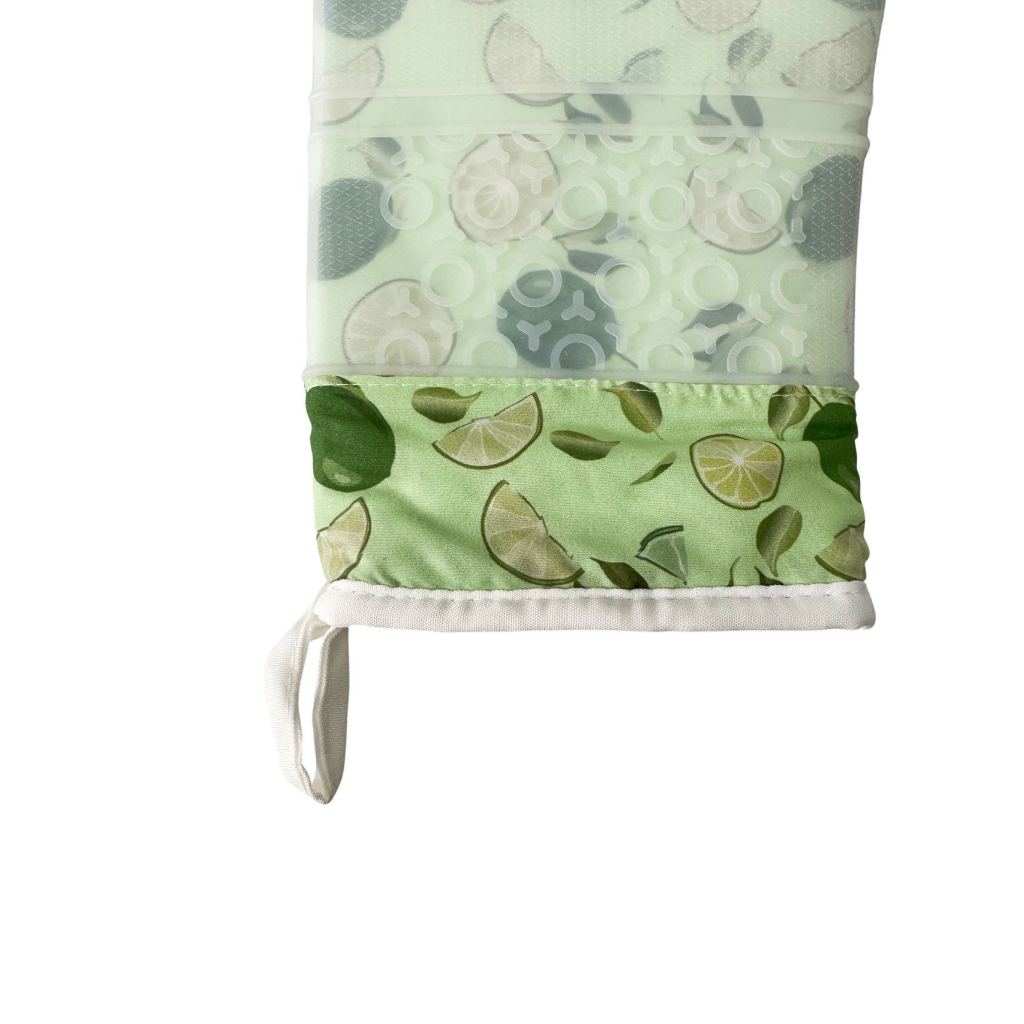 Random Design Cotton Gloves with Silicon Coating