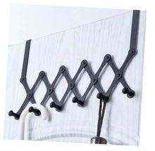 Retractable Over The Door Hook Organizer Rack
