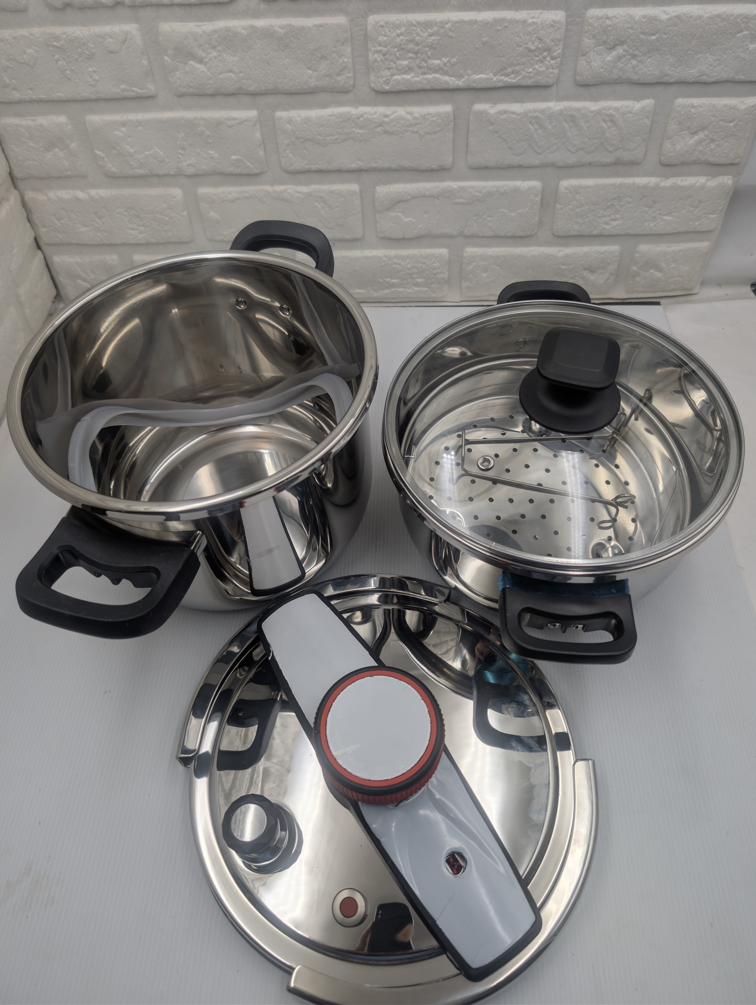 Stainless Steel Pressure Cooker Combo | Best Cooker Set in Pakistan