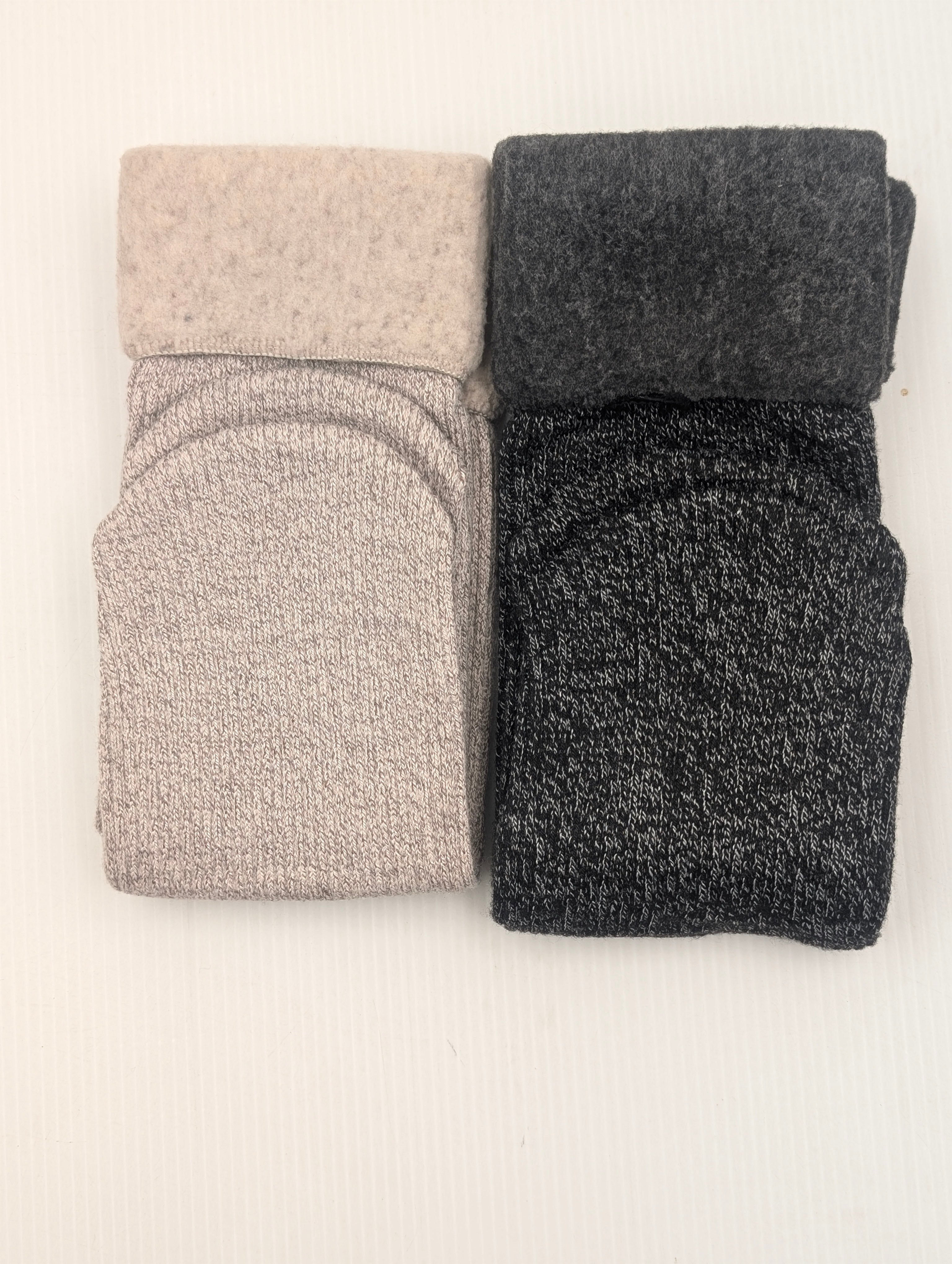 Premium Heavyweight Fleece-Lined Thermal Wool Socks – Thick Ribbed Winter Boot Socks for Men & Women
