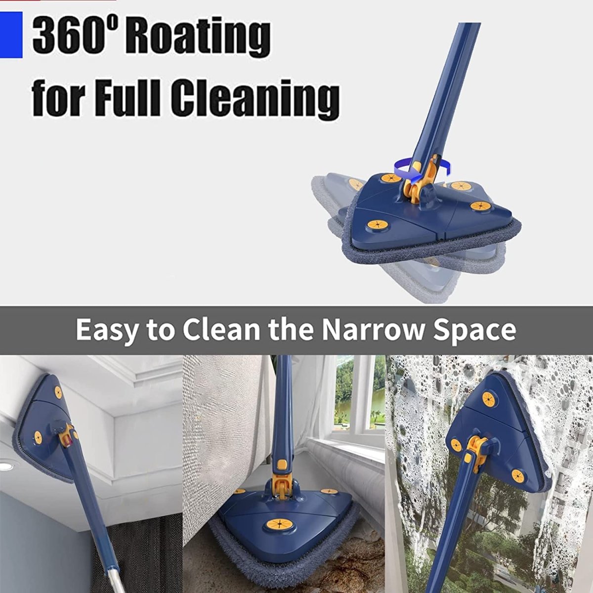 Rotatable Adjustable Cleaning Mop
