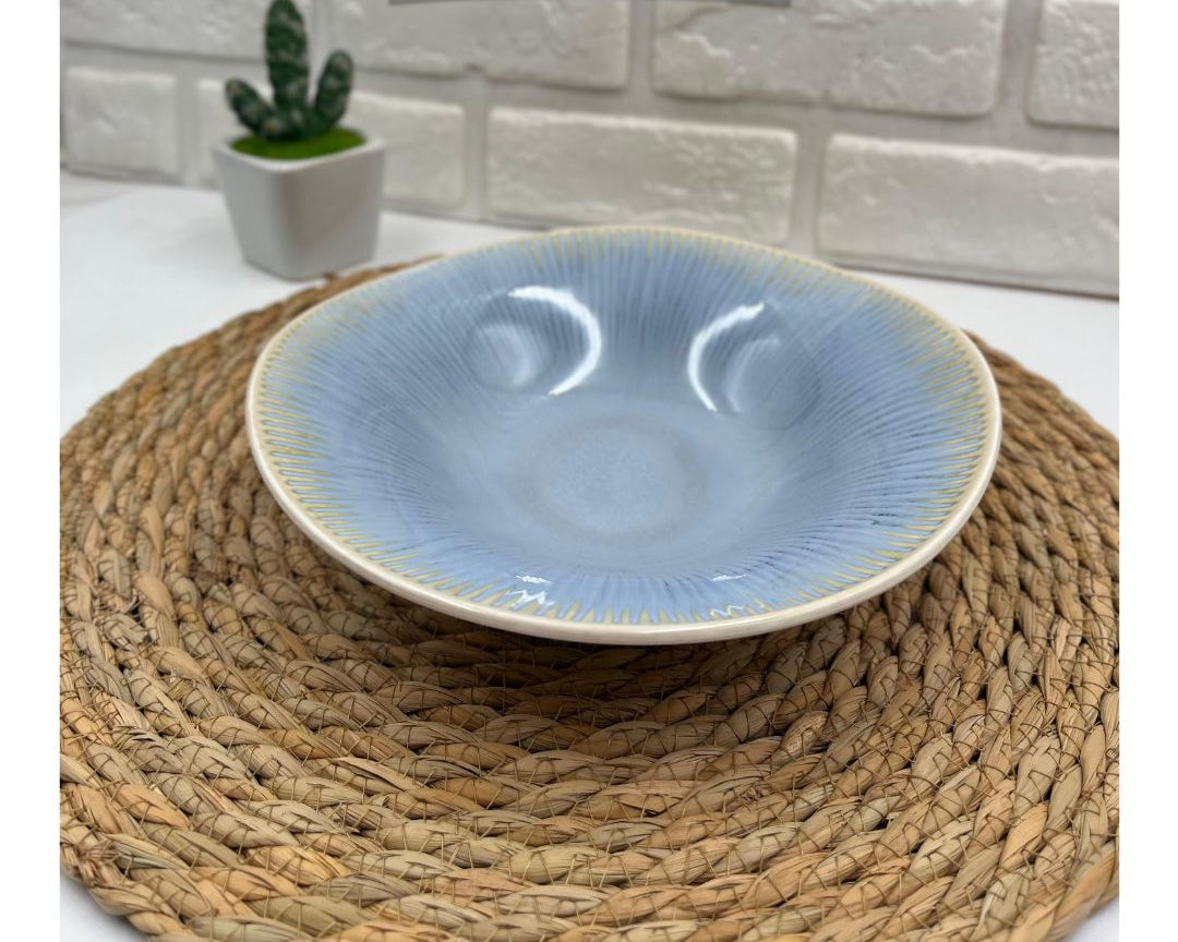 Round Ceramic Salad Bowl