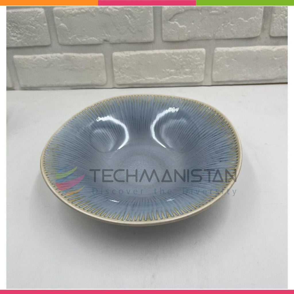 Round Ceramic Salad Bowl