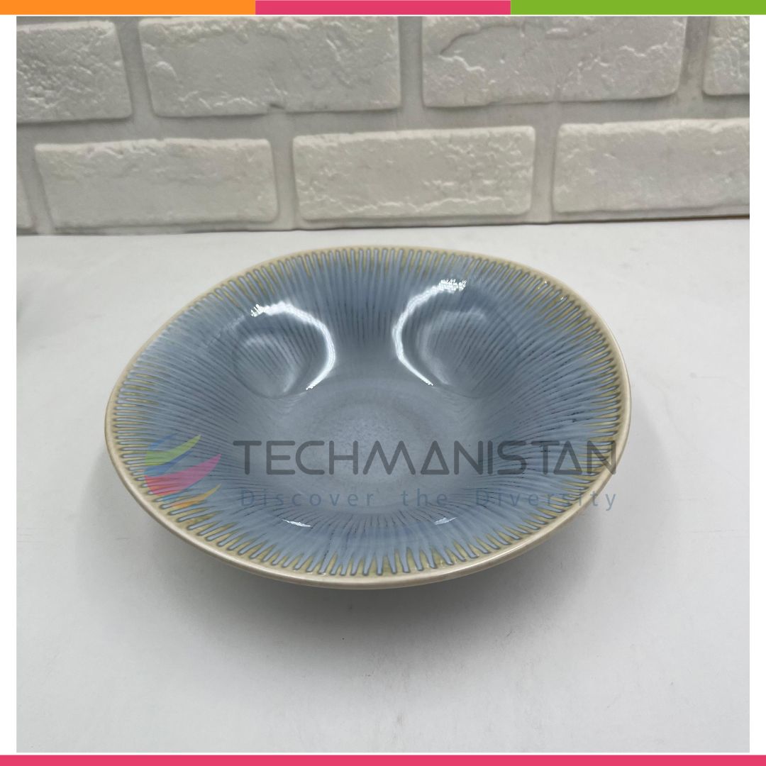 Round Ceramic Salad Bowl