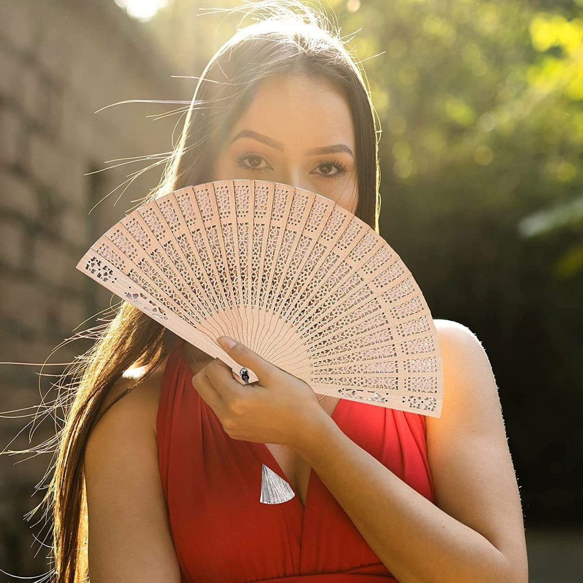 Sandalwood Folding Hand Fan