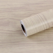 Self Adhesive Wood Grain Furniture Stickers Wallpaper - 45x200 cm