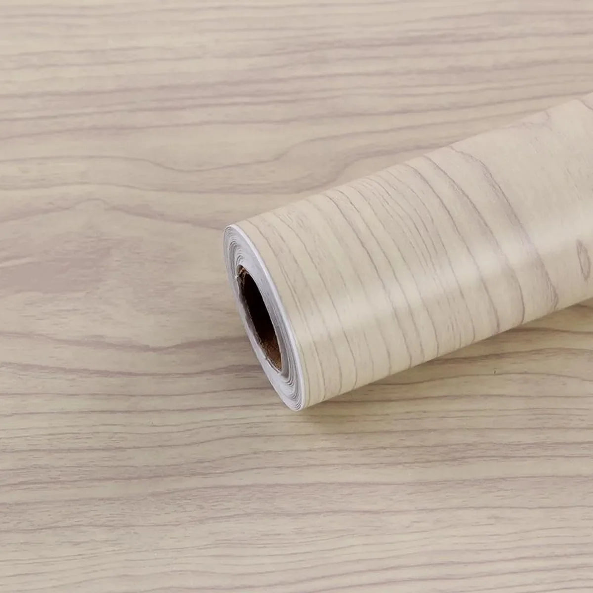 Self Adhesive Wood Grain Furniture Stickers Wallpaper - 45x200 cm