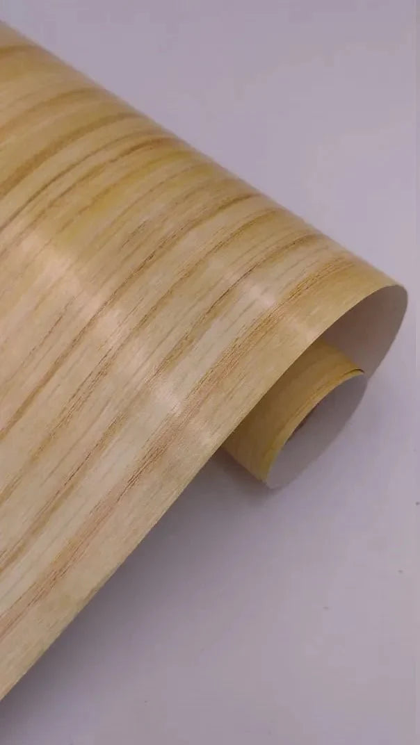 Self Adhesive Wood Grain Furniture Stickers Wallpaper - 45x200 cm