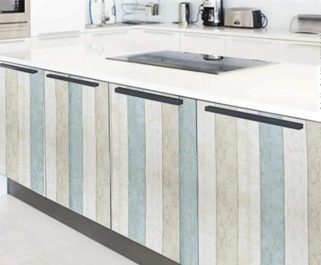 Self Adhesive Wood Grain Furniture Stickers Wallpaper - 45x200 cm