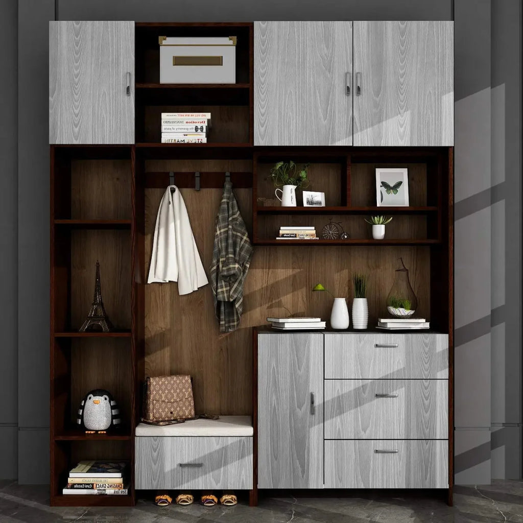 Self Adhesive Wood Grain Furniture Stickers Wallpaper - 45x200 cm