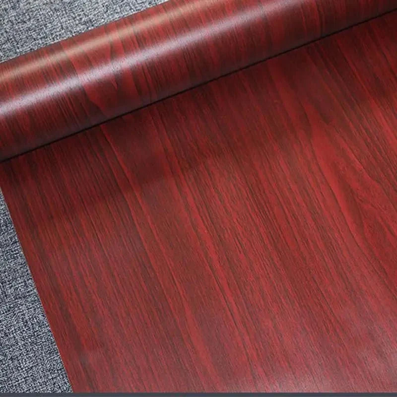 Self Adhesive Wood Grain Furniture Stickers Wallpaper - 45x200 cm