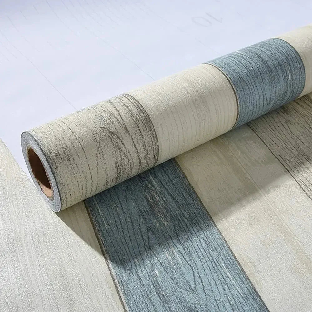 Self Adhesive Wood Grain Furniture Stickers Wallpaper - 45x200 cm