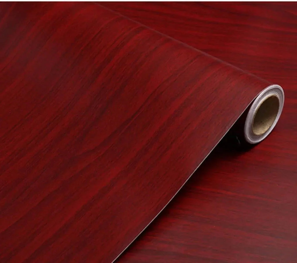Self Adhesive Wood Grain Furniture Stickers Wallpaper - 45x200 cm