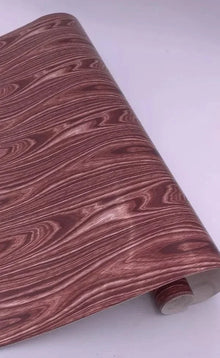 Self Adhesive Wood Grain Furniture Stickers Wallpaper - 45x200 cm