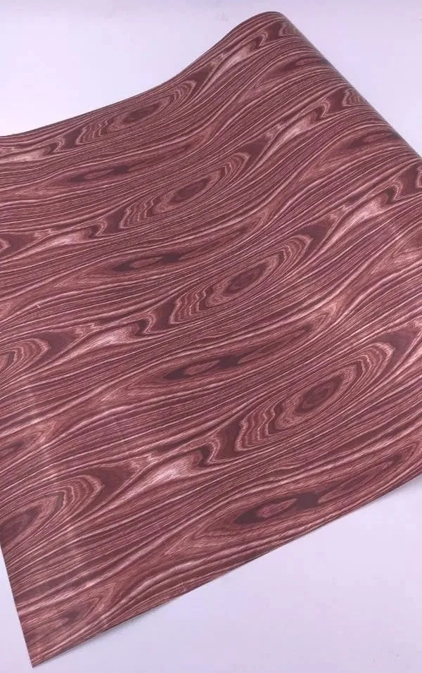 Self Adhesive Wood Grain Furniture Stickers Wallpaper - 45x200 cm