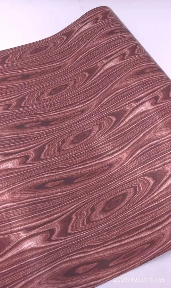 Self Adhesive Wood Grain Furniture Stickers Wallpaper - 45x200 cm