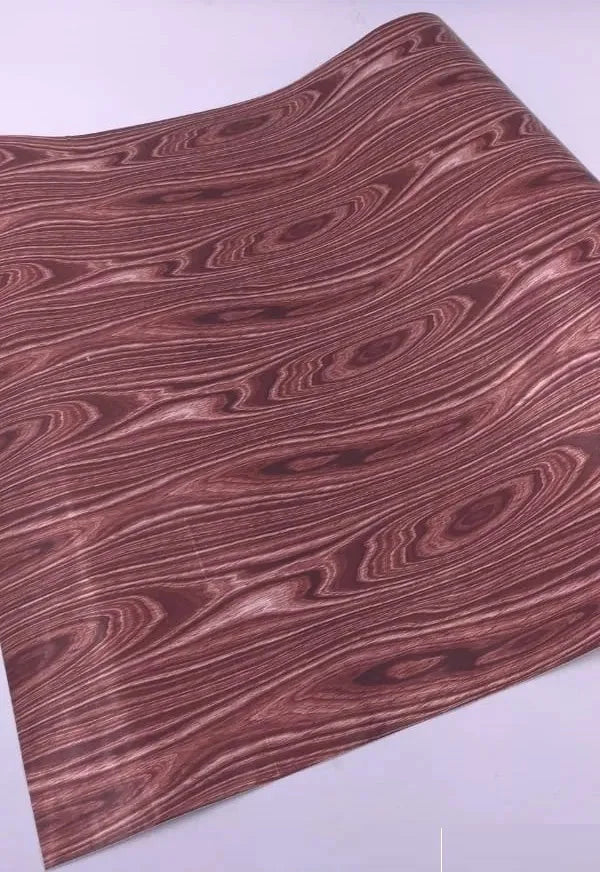Self Adhesive Wood Grain Furniture Stickers Wallpaper - 45x200 cm