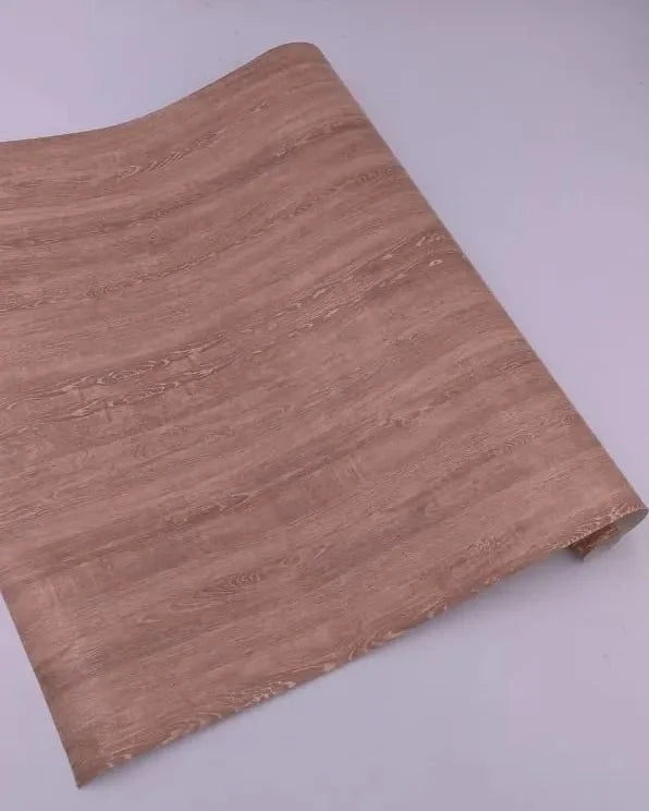 Self Adhesive Wood Grain Furniture Stickers Wallpaper - 45x200 cm