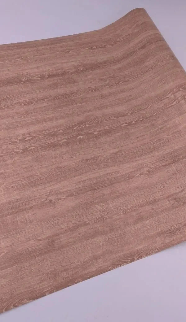 Self Adhesive Wood Grain Furniture Stickers Wallpaper - 45x200 cm