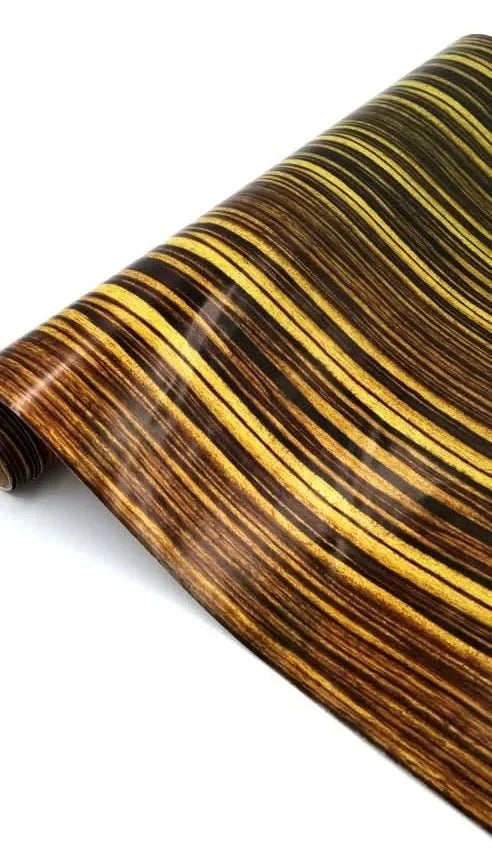 Self Adhesive Wood Grain Furniture Stickers Wallpaper - 45x200 cm