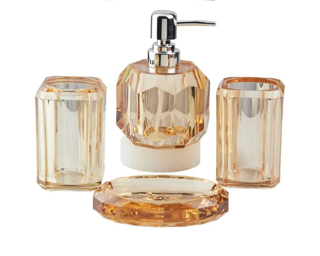 Set of 3 Acrylic Bathroom Accessories