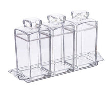 Set of 3 Acrylic Jars