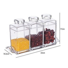 Set of 3 Acrylic Jars