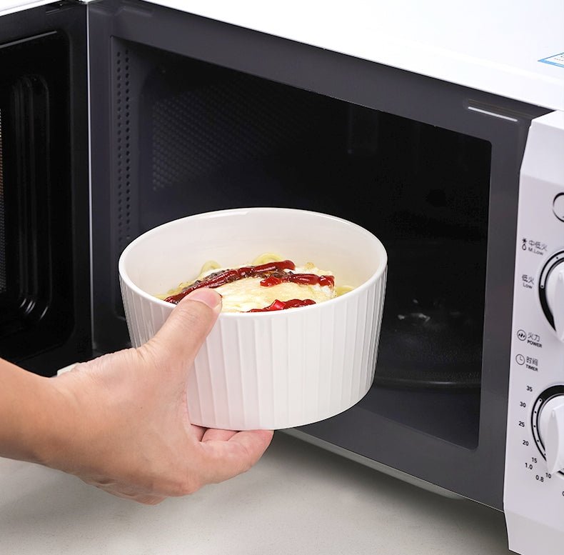 Set of 3 Ceramic Soup With Airtight Lid & Timer