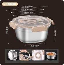 Set of 3 Stainless Steel Storage Containers
