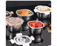 Set of 3 Stainless Steel Storage Containers