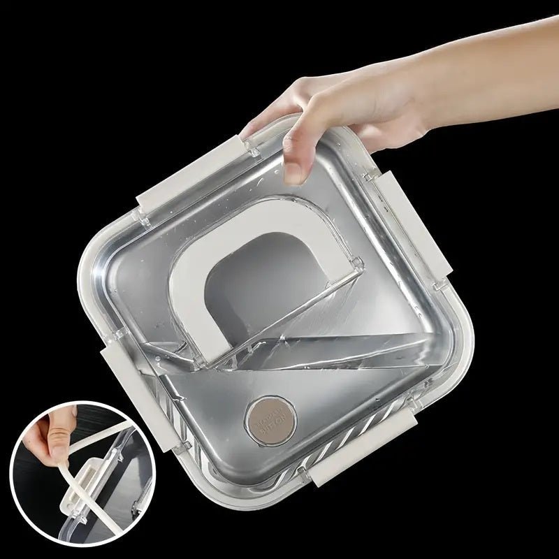 Set of 3 Stainless Steel Storage Containers