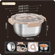 Set of 3 Stainless Steel Storage Containers