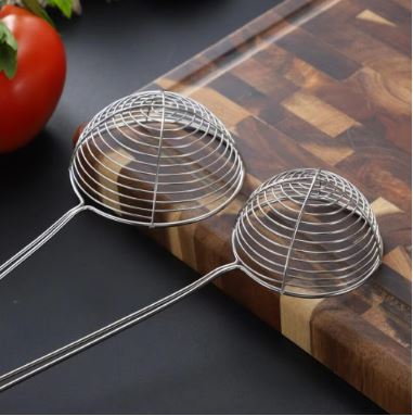 Set of 3 Stainless Steel Strainer Spoons
