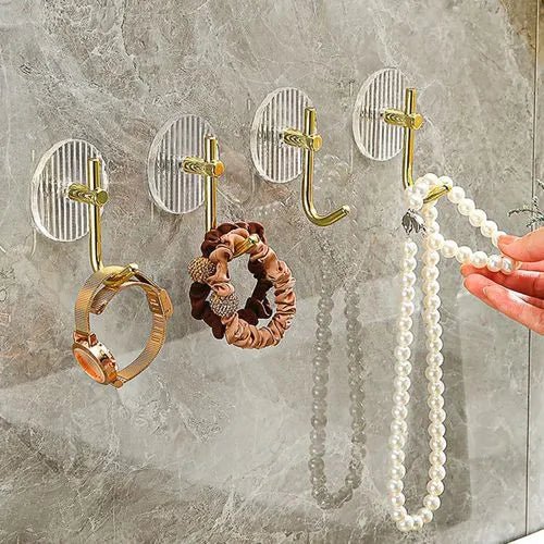 Set of 4 - Luxury Acrylic Wall Hooks