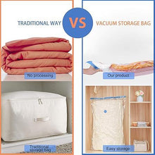 Set of 5 Vacuum Storage Bags for Clothes, Duvets, Pillows, and Bedding Space Saver