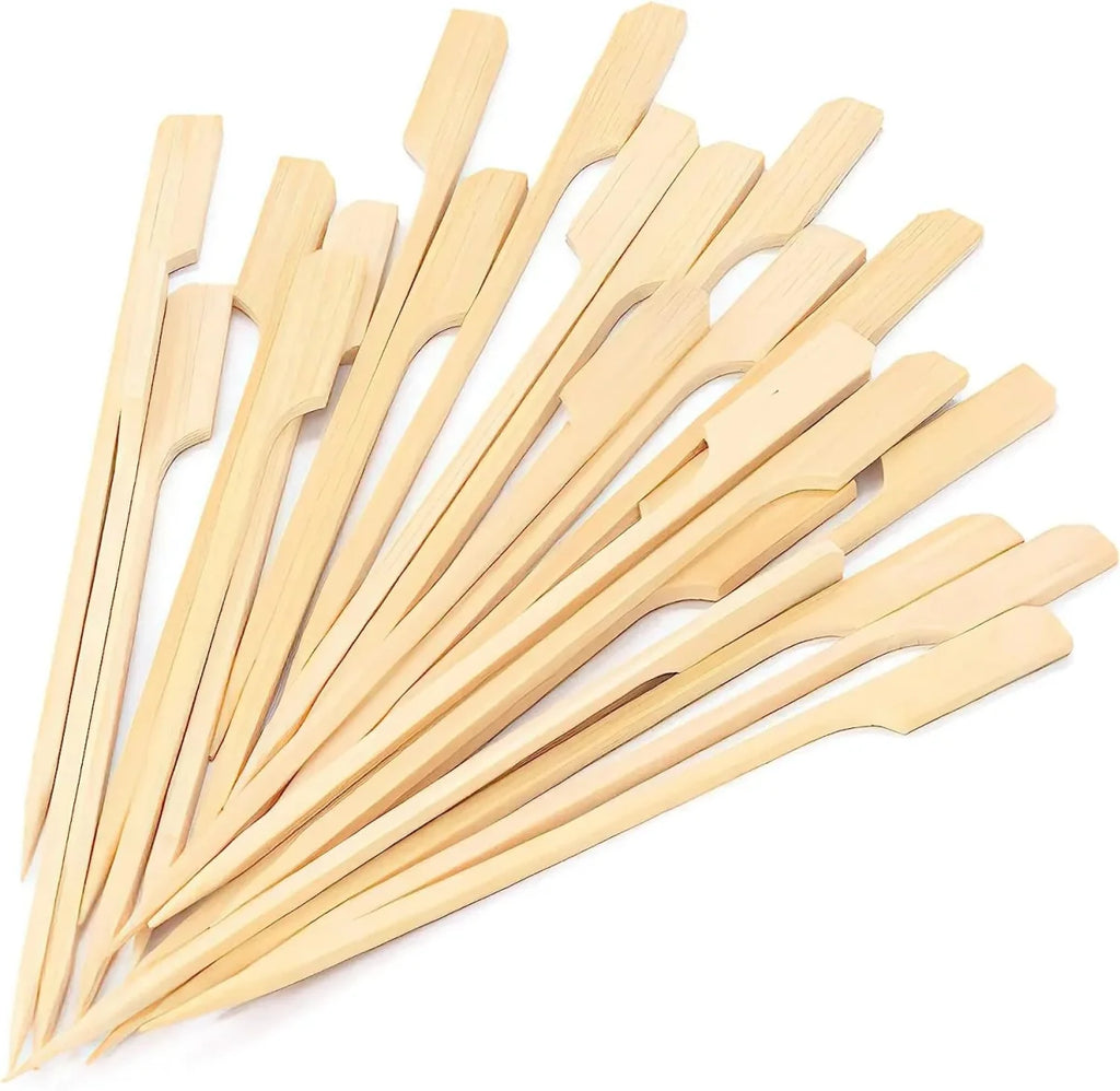 Set of 50 - Bamboo Flat BBQ Skewers