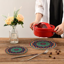 Set of 6 - Random Design Mandala Pattern Placemats