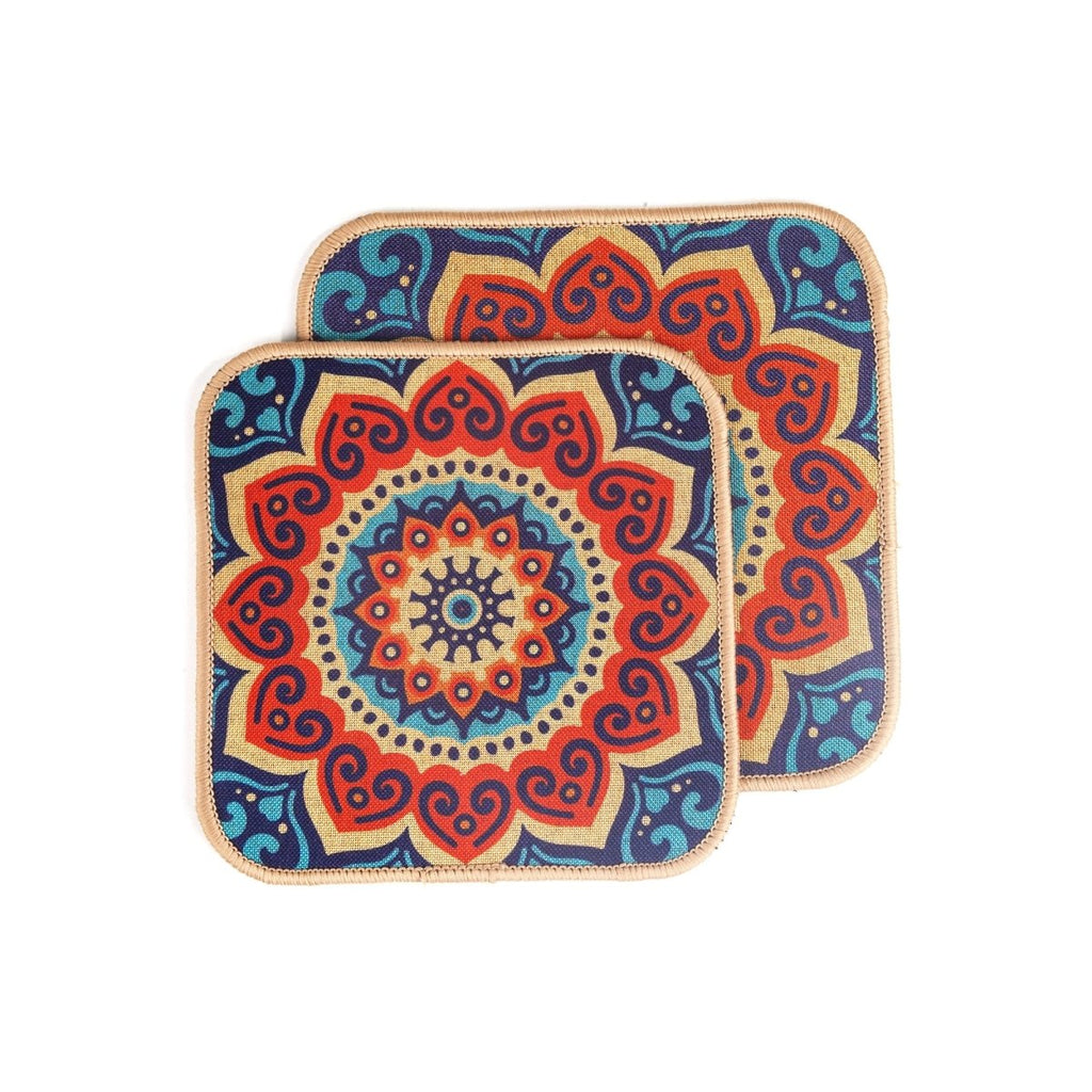 Set of 6 - Random Design Mandala Pattern Placemats