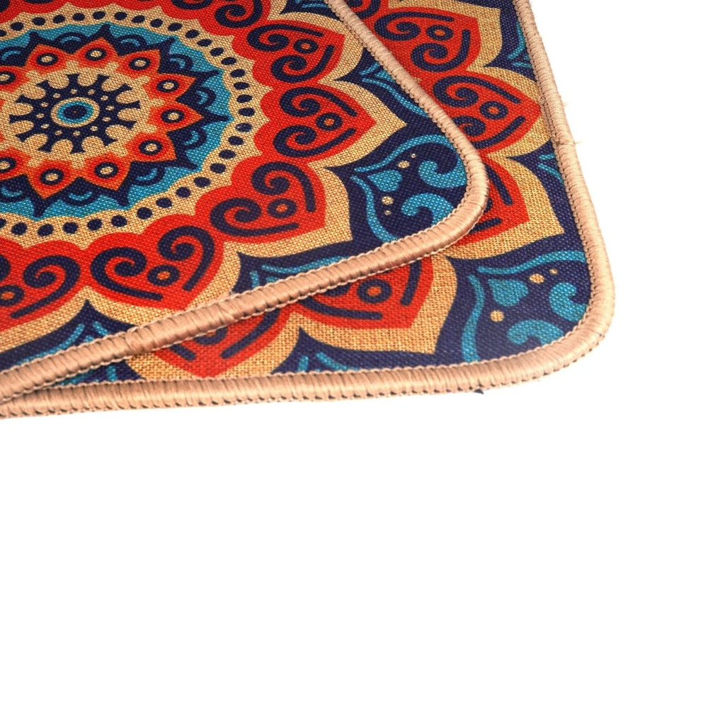 Set of 6 - Random Design Mandala Pattern Placemats