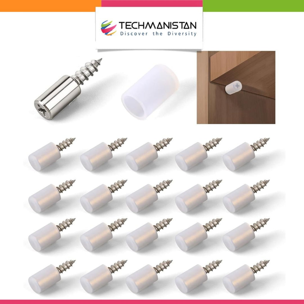 Shelf Pins with Anti-Slip Silicone Sleeve