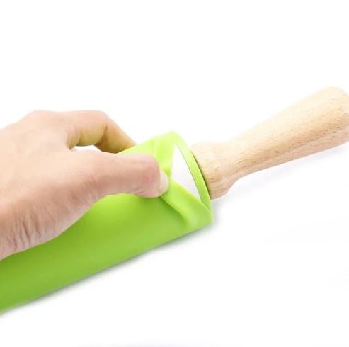 Silicone Rolling Pin + Silicone Baking Mat