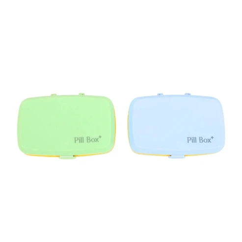 6 Compartment Pill Box Medicine Box - Random Color